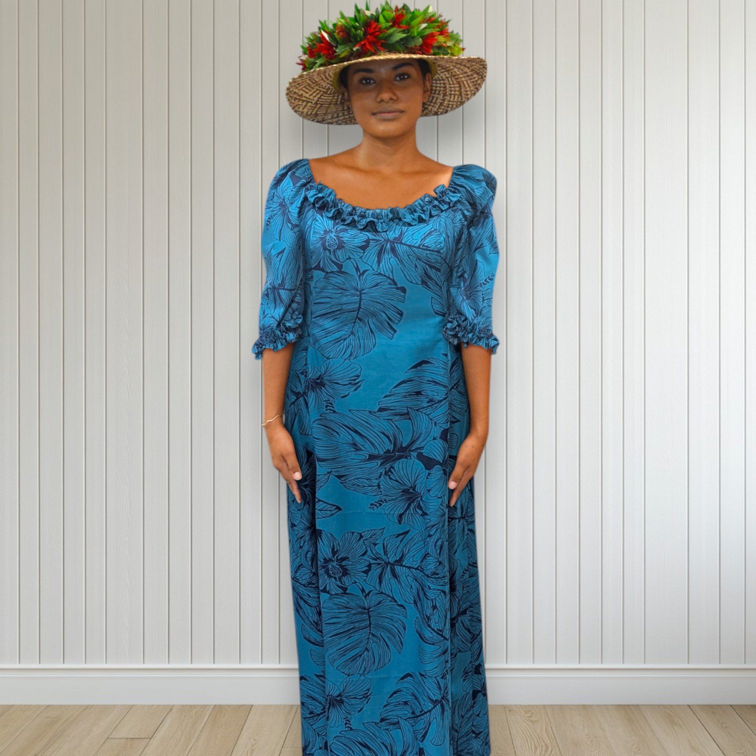 美品 ハワイ製 フラダンス衣装】パープル Princess Kaiulani Online